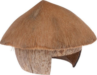 Produktbild von TIAKI Kokosnusshaus Höhle für Hamster und Mäuse aus Naturmaterial