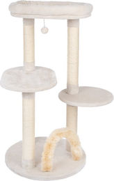 Produktbild von TIAKI Kratzbaum Coco für Katzen in Weiß und Beige mit Sisal