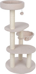 Produktbild von TIAKI Kratzbaum Shearly für Katzen in Beige aus Bouclé