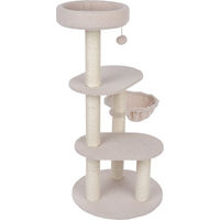Produktbild von TIAKI Kratzbaum Shearly für Katzen in Beige aus Bouclé