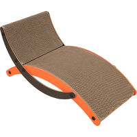 Produktbild von TIAKI Kratzbrett aus Kratzpappe für Katzen L 50 x B 25 x H 23,5 cm