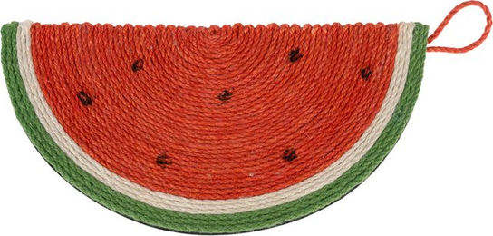 Produktbild von TIAKI Kratzmatte Watermelon aus Sisal für Katzen in Rot