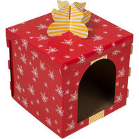 Produktbild von TIAKI Kratzmöbel Rote Geschenkbox L 37,5 x B 37,5 x H 50 cm