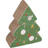 Produktbild von TIAKI Kratzpappe Weihnachtsbaum für Katzen L 40 x B 12 x H 32 cm
