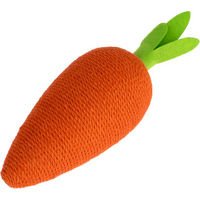 Produktbild von TIAKI Kratzsäule Karotte für Katzen Ø 12 x L 35 cm in Orange und Grün