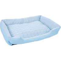 Produktbild von TIAKI Kühlbett Bubbles Hundebett Blau L 80 x B 60 x H 15 cm aus Polyester