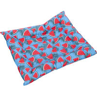 Produktbild von TIAKI Kühlbett Wassermelone Hundebett Katzenkissen Polyester L 65 x B 55 x H 5 cm