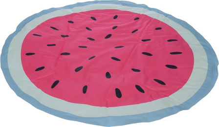 Produktbild von TIAKI Kühlmatte für Hunde und Katzen Wassermelone Design aus Polyester Rot Bunt Ø 60 cm
