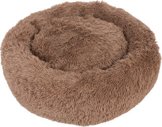 Produktbild von TIAKI Kuschelbett No Stress Hundebett beige Ø 75 x H 25 cm