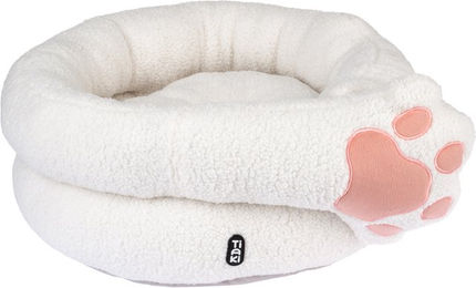 Produktbild von TIAKI Kuschelbett Paw Hundebett und Katzenbett aus Polyester Grösse L 62 x B 50 x H 20 cm