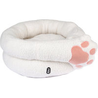 Produktbild von TIAKI Kuschelbett Paw Hundebett und Katzenbett aus Polyester Grösse L 62 x B 50 x H 20 cm