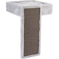 Produktbild von TIAKI Kuschelbett Wallie Kratzbrett aus Plüsch für Regale Grau