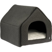 Produktbild von TIAKI Kuschelhöhle Fingal Katzenhöhle Grau Polyester L 70 x B 55 x H 55 cm
