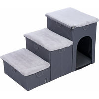 Produktbild von TIAKI Kuschelhöhle für Katzen und kleine Rassen aus Plüsch