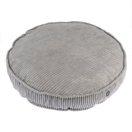 Produktbild von TIAKI Kuschelkissen Conner Katzenkissen und Hundekissen aus Cord in Grau Ø 70 x H 12 cm