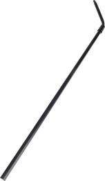 Produktbild von TIAKI Mauerklemme aus Metall in Schwarz für gebogene Teleskopstangen zum Katzennetz