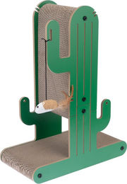 TIAKI Nature Kratzspielzeug Kaktus aus Kratzpappe für Katzen in Grün und Braun L 44 x B 21,8 x H 58 cm – Bild 1 von 1
