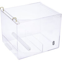 Produktbild von TIAKI No-Mess Vogelfutternapf aus Acryl Größe L Transparent