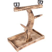 Produktbild von TIAKI Papageienfreisitz aus Holz in Natur Braun L 50,5 x B 29 x H 52 cm