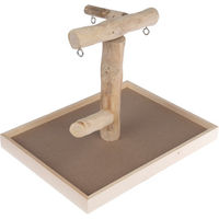 Produktbild von TIAKI Papageienfreisitz aus Natur Java Holz Braun L 40,5 x B 31 x H 31 cm