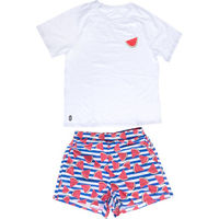 Produktbild von TIAKI Pet & Parent Pyjama im Partnerlook Melone aus Baumwolle Größe S