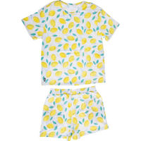 Produktbild von TIAKI Pet & Parent Pyjama im Partnerlook Zitrone Größe S