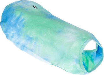 Produktbild von TIAKI Pet & Parent Tie-Dye Hundeshirt im Partnerlook aus Baumwolle Größe S mit 25 cm Rückenlänge