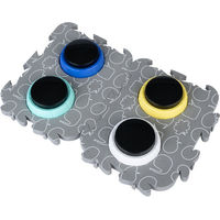 Produktbild von TIAKI Pet Talking Buttons Let's Talk Intelligenzspielzeug für Haustiere aus Kunststoff 4 Stück
