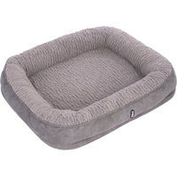 Produktbild von TIAKI Poolside Paws Hundebett Fossil Größe L in Beige Grau aus Plüsch