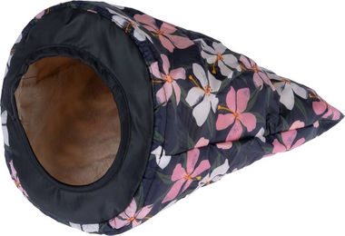 Produktbild von TIAKI Raschelsack Häuschen Spielzeug aus Polyester für Meerschweinchen Kaninchen und Ratten Ø 20 x H 31 cm