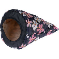 Produktbild von TIAKI Raschelsack Häuschen Spielzeug aus Polyester für Meerschweinchen Kaninchen und Ratten Ø 20 x H 31 cm