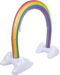 Produktbild von TIAKI Regenbogen-Sprinkler für Haustiere aus Kunststoff in Bunt mit den Maßen L 200 x B 65 x H 165 cm
