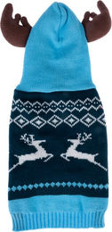 Produktbild von TIAKI Rentier-Hoodie für Hunde Pullover aus Acryl Größe L