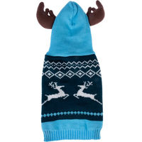 Produktbild von TIAKI Rentier-Hoodie für Hunde Pullover aus Acryl Größe L