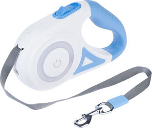 Produktbild von TIAKI Rollleine mit Licht Dragonfly für Hunde mittlerer Rassen 5 m Blau - 5 m