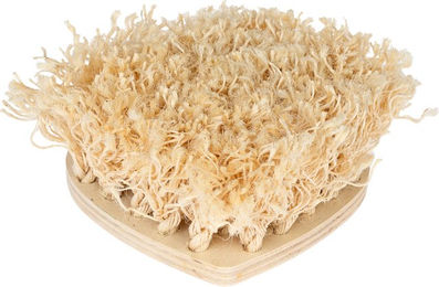 Produktbild von TIAKI Schnüffelbrett Herz aus Sisal als Intelligenzspielzeug für Kleintiere wie Kaninchen, Hamster und Meerschweinchen in Natur Braun Beige 30 x 30 x 10 cm