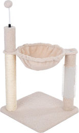 Produktbild von TIAKI Shearly Kratzbaum mit Hängematte für Kitten in Beige aus Plüsch