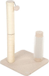 Produktbild von TIAKI Shearly Kratzsäule für Katzenkitten aus Plüsch in Beige