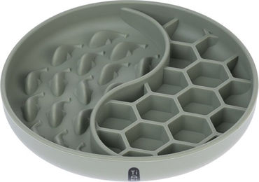 Produktbild von TIAKI Silikon Slow Feeder Honigwabe für Hunde und Katzen Ø 19 x 3,5 cm