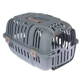Produktbild von TIAKI Transportbox Bella aus Kunststoff Größe S in Grau Braun Transparent
