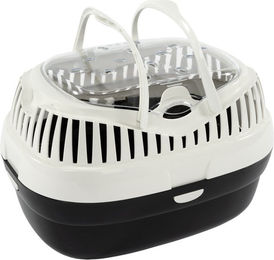 Produktbild von TIAKI Transportbox Cutsie Hartschalen-Box für Kleintiere wie Kaninchen Meerschweinchen und Chinchilla aus Kunststoff L 36 x B 26 x H 23 cm