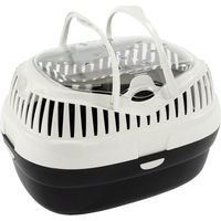 Produktbild von TIAKI Transportbox Cutsie Hartschalen-Box für Kleintiere wie Kaninchen Meerschweinchen und Chinchilla aus Kunststoff L 36 x B 26 x H 23 cm