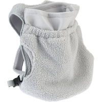 Produktbild von TIAKI Transportbox Tragetasche für Katzen und Hunde aus Polyester Grau 30 x 16 x 30 cm
