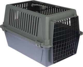 Produktbild von TIAKI Transportbox Verde Größe L aus Kunststoff in Grün/Grau B 40 x T 60 x H 38 cm