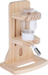 Produktbild von TIAKI Trinkflasche aus Holz für Hamster und Mäuse in Beige 120 ml - 120 ml