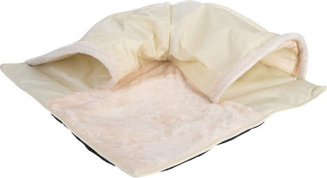 TIAKI Tunnelmatte für Katzen, beige, Polyester, 68 x 68 x 20 cm – Bild 1 von 1