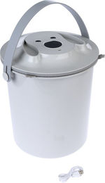 Produktbild von TIAKI Vakuumversiegelter Tierfutterbehälter aus Kunststoff 13 l in Grau oder Weiß - 13 l