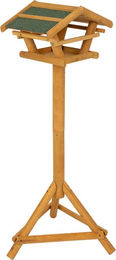 Produktbild von TIAKI Vogelfutterhaus aus Holz mit Ständer in Braun L 38 x B 28 x H 100 cm