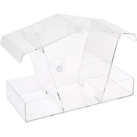 Produktbild von TIAKI Vogelfutterhaus fürs Fenster aus transparentem Kunststoff L 15 x B 11 x H 23 cm