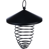 Produktbild von TIAKI Vogelhaus Meisenknödelhalter Pilz aus Metall in Schwarz Ø 14,5 x H 15 cm